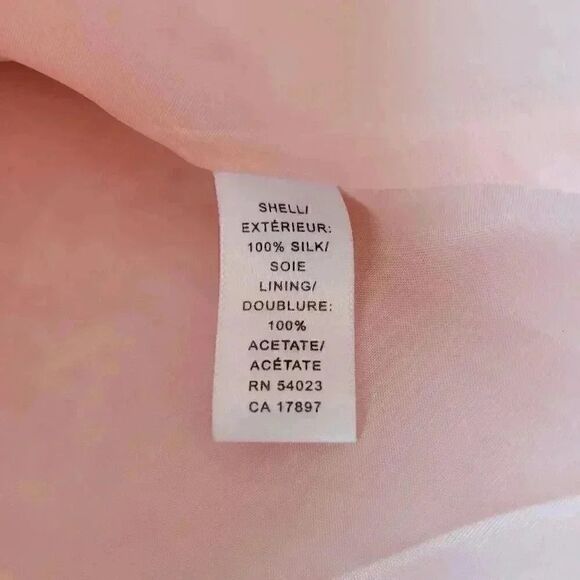 Banana Republic Women's Pink Floral Silk Lined A-Line Skirt - Picture 12 of 12